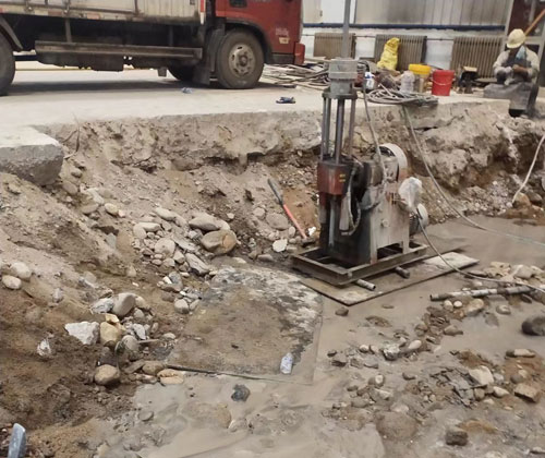 鱼台公路下沉压浆